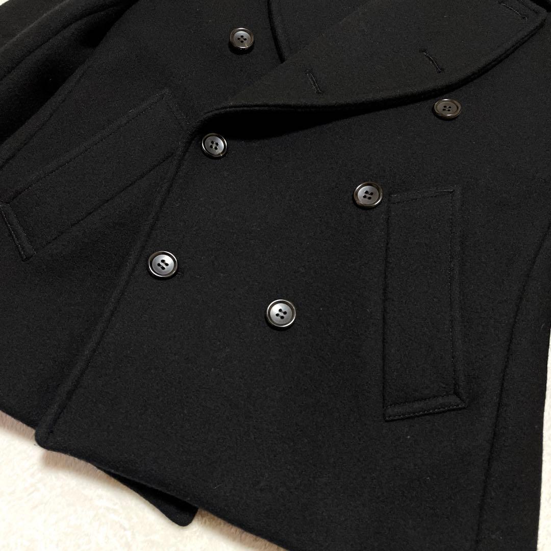 【美品】ジョンローレンスサリバンピーコートブラック36