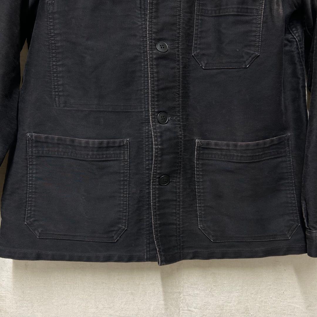 Dubure & Deverchere ブラックモールスキンジャケット