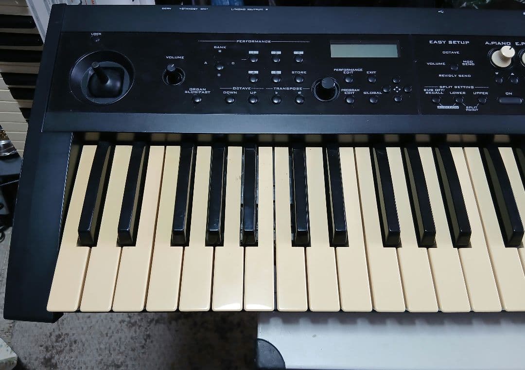 KORG PS60　シンセサイザー　61鍵　純正電源、ペダル、取説付属
