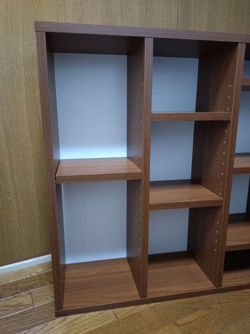 arne 本棚 オープンシェルフ 薄型 スリム ラック 木製 可動棚 アーネ