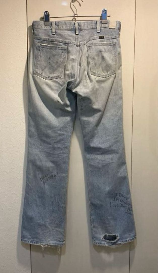 【wrangler×n.hoolywood】 落書き　デニム