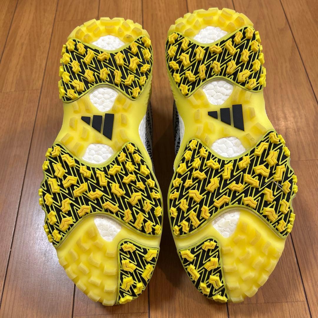 アディダス ゴルフシューズ グレー/イエロー