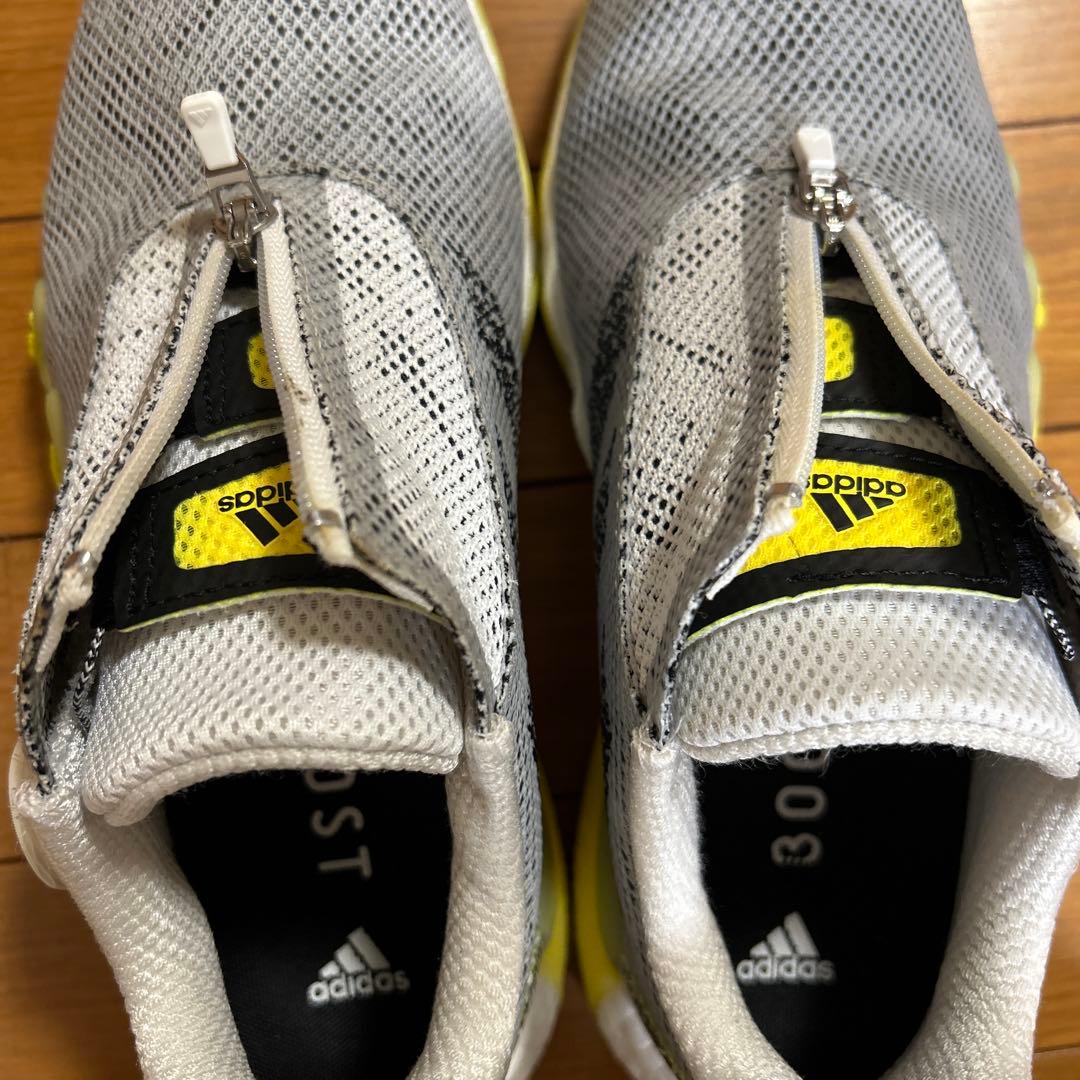 アディダス ゴルフシューズ グレー/イエロー