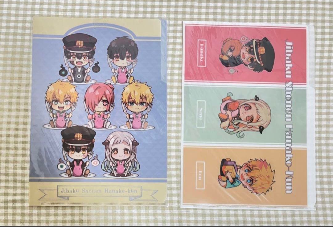 地縛少年花子くん 下敷き クリアファイル 12点