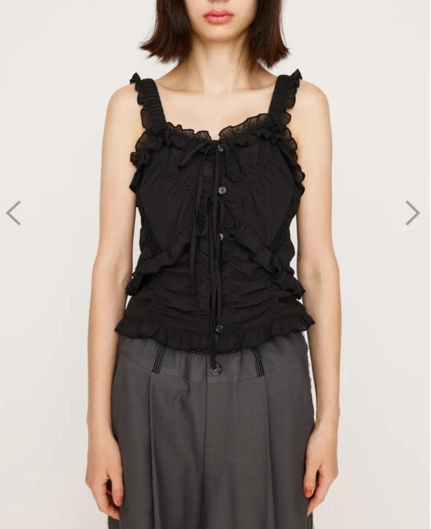 新品★SLY★SHEER SQUEEZE CAMI トップス★アイボリー