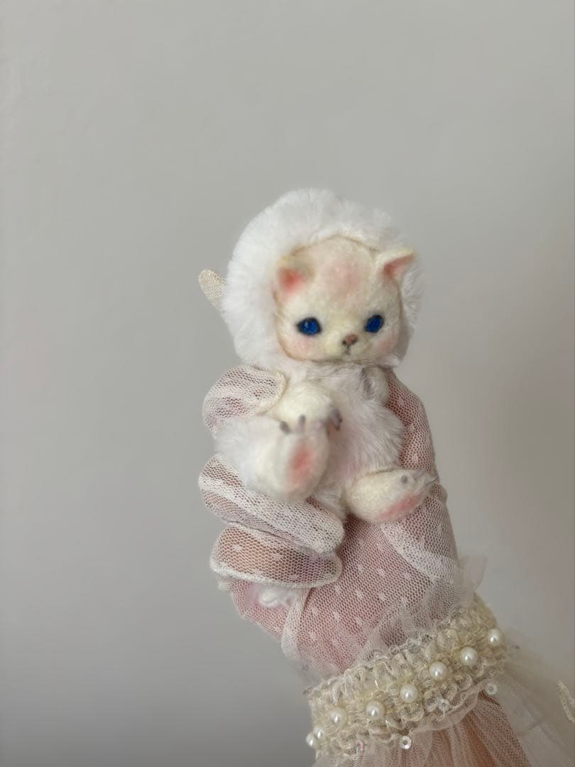 アートドール　こねこ幻獣No.57 羊毛フェルト