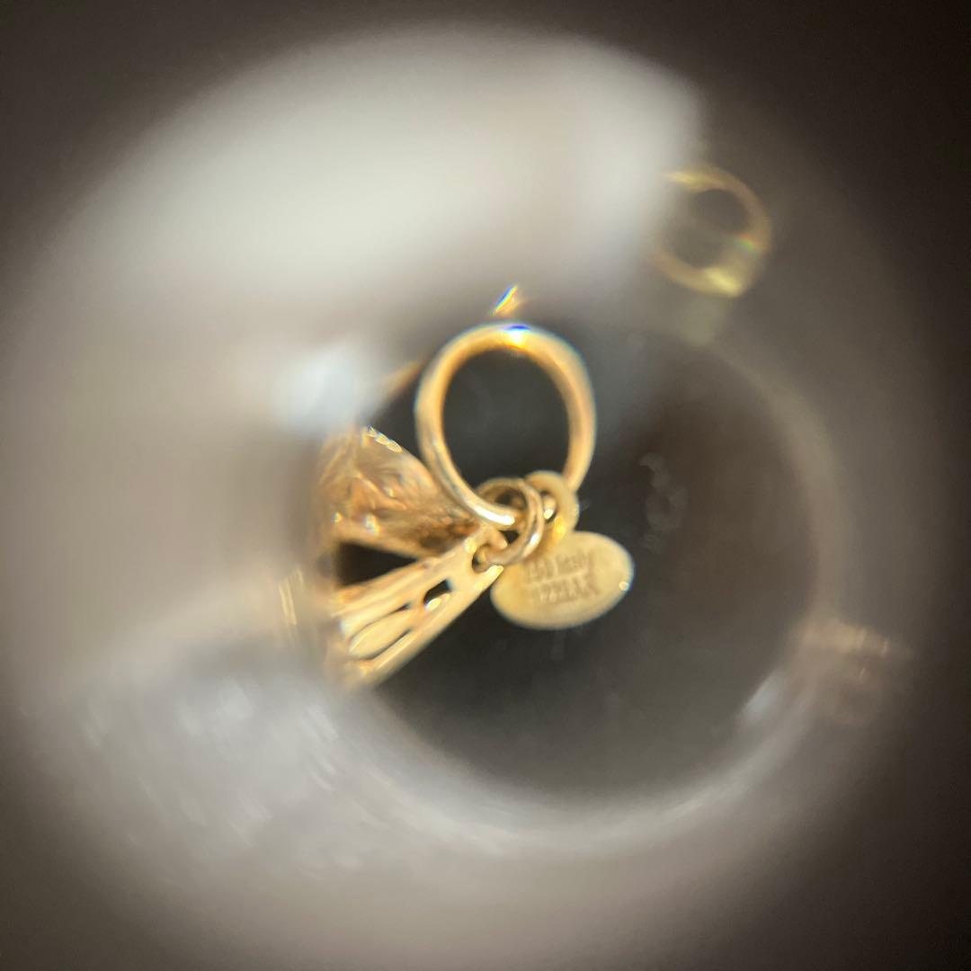 GSTV フィリグラーナピアリングチャーム（ペンダントトップ）k18YG