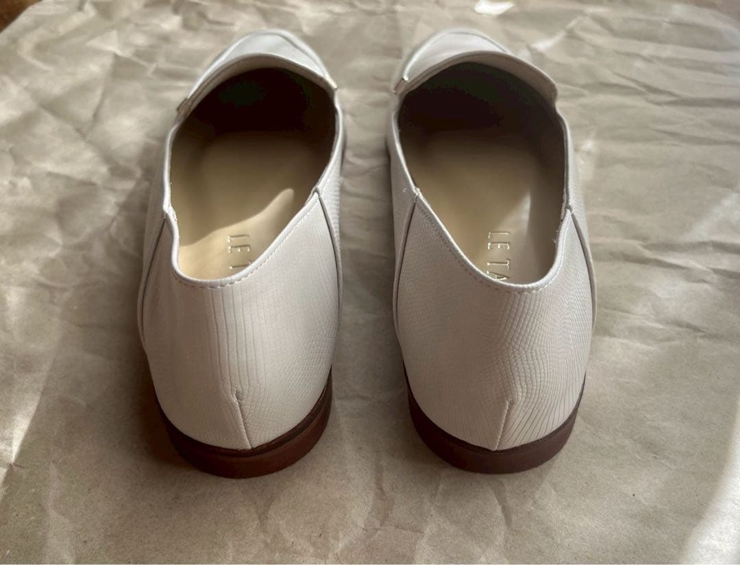 LE TALON スクエアステッチソフトローファー　インソール付き