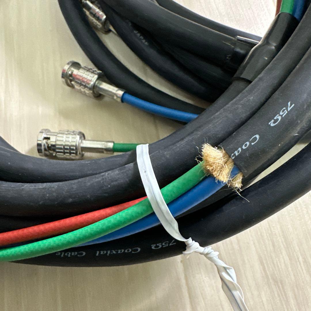 75Ω Coaxial Cable V3-3C CANARE 563 6本