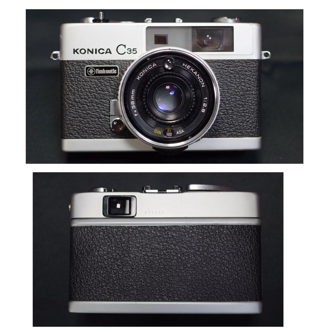 KONICA C35 flashmatic 整備、テスト撮影済み　271132