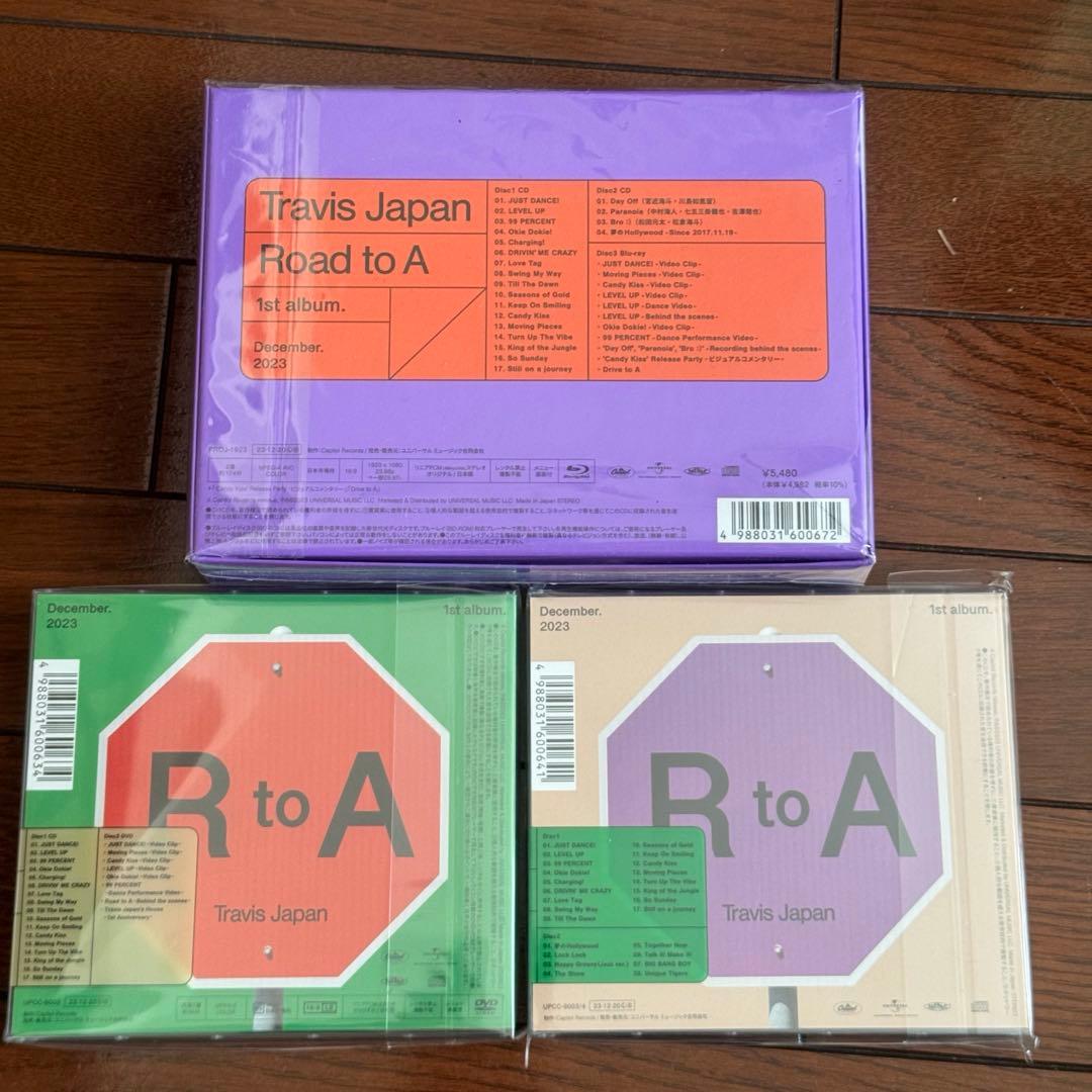 【新品】Travis Japan Road to A FC限定盤 初回T盤J盤