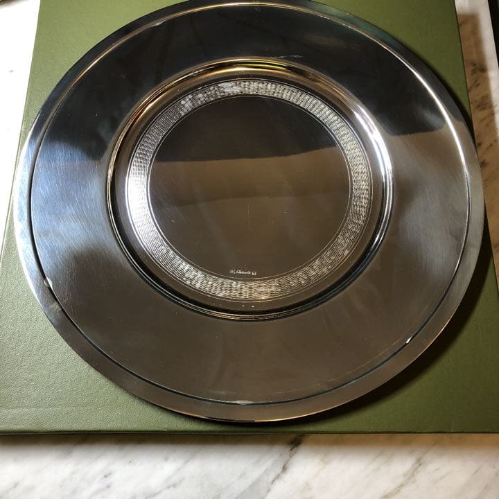 【激レア】CHRISTOFLE クリストフル プレゼンテーションプレート 2枚