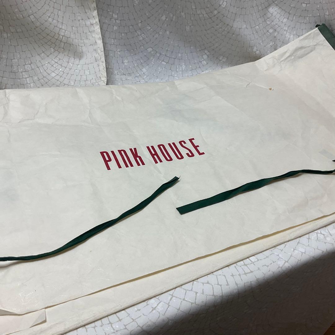【ピンクハウス】 PINK HOUSE 浴衣 ハンガー 巾着 帯 朝顔うちわ柄