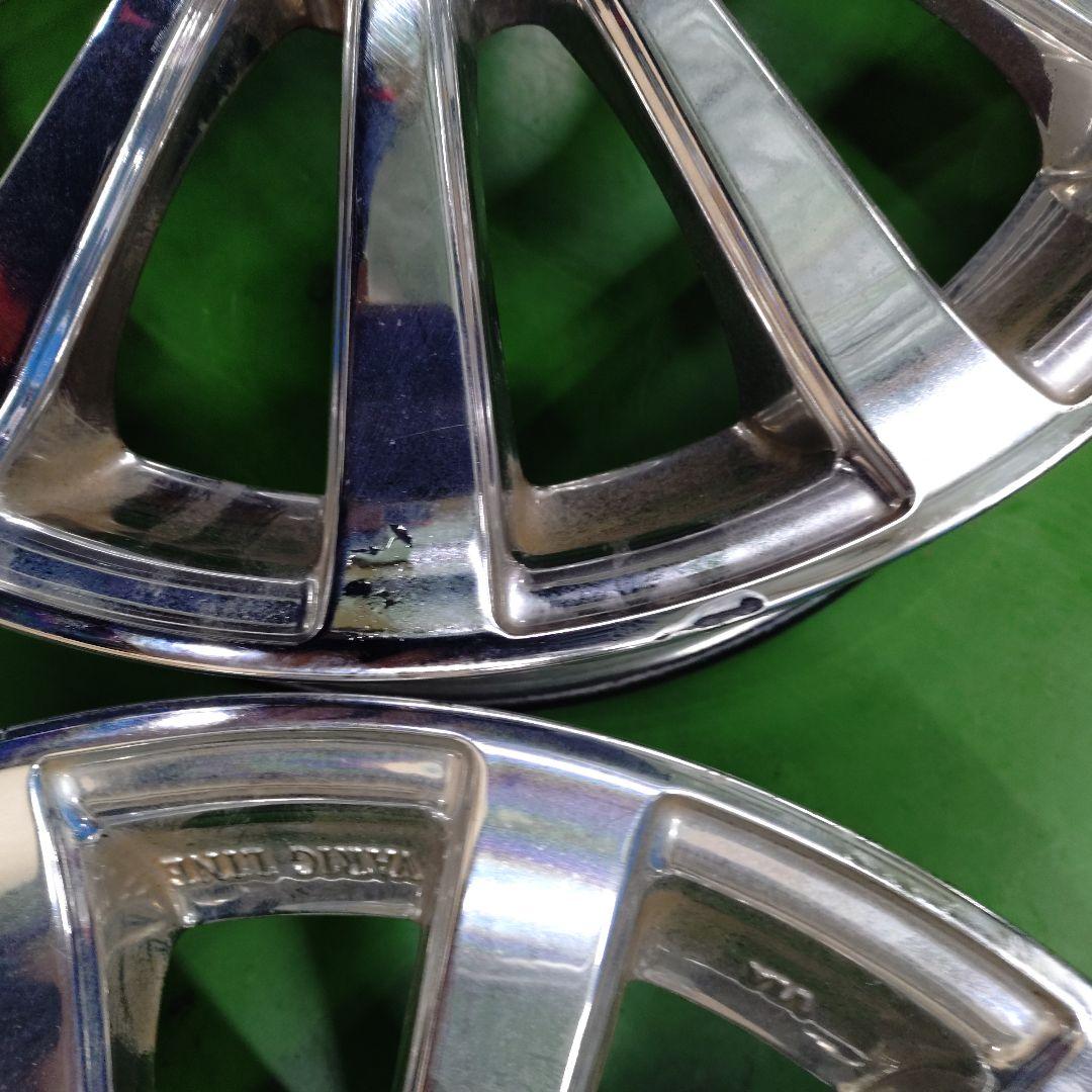 16インチ シルバー メッキ スポークホイール４本セット VARIG LINE