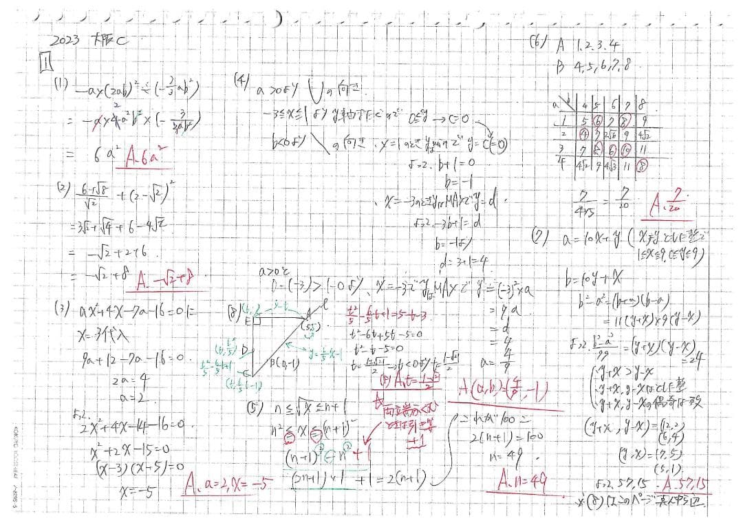 今だけ割引 塾講師オリジナル数学解説 全動画付 2023 全公立＋自校作成10校