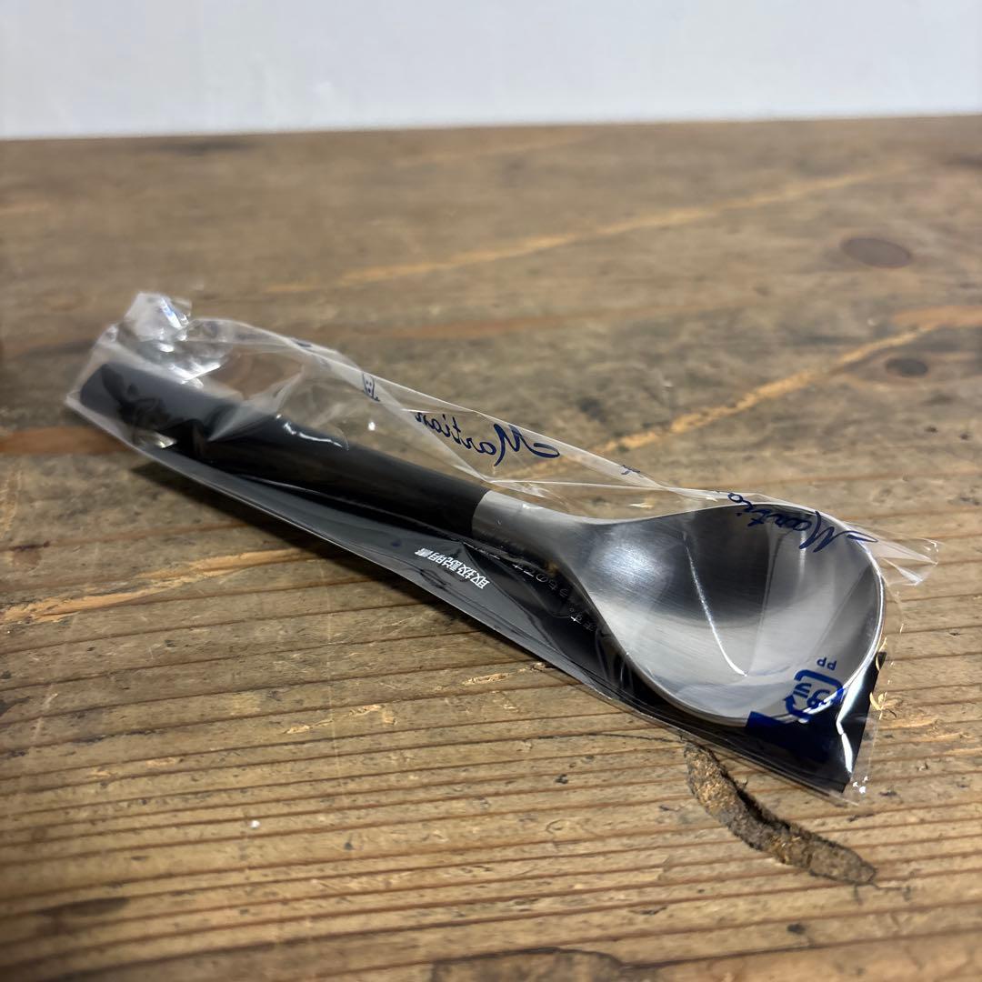 【未使用】 柳宗理 黒柄 ティースプーン 5本セット 5P