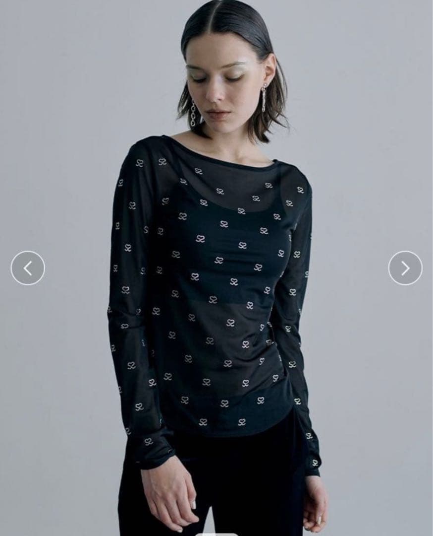 SORIN S Motif Jewelry Top 黒 38