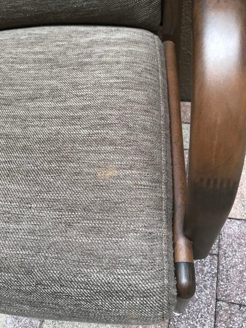 ニトリ Nコレクション C-27M 肘付き　ダイニングチェア　2