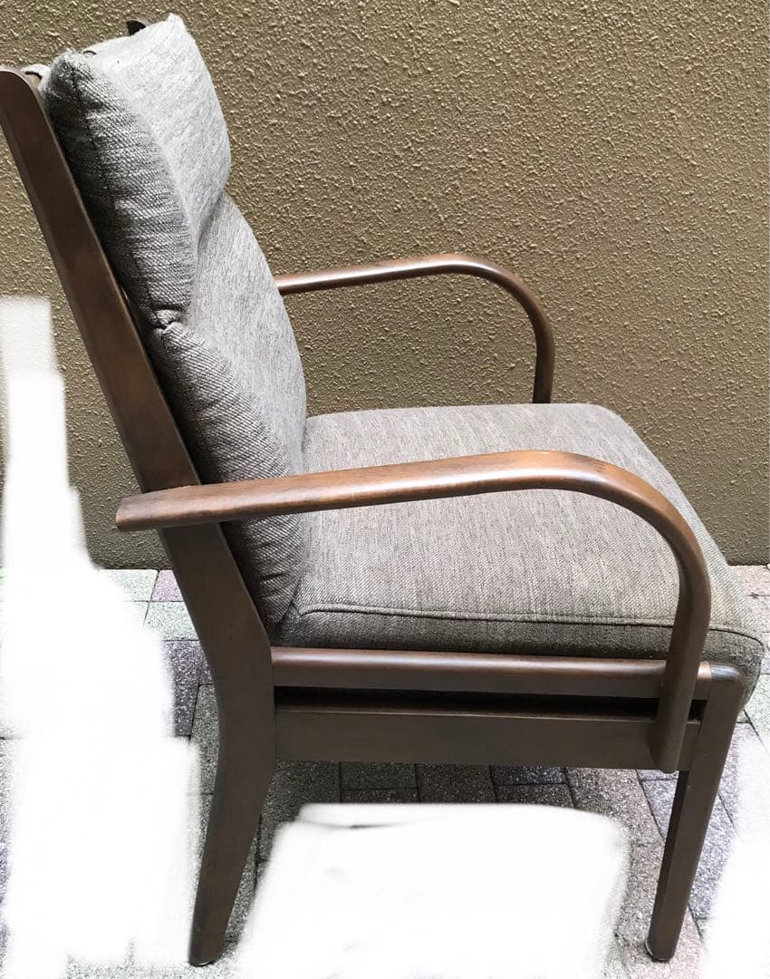 ニトリ Nコレクション C-27M 肘付き　ダイニングチェア　2