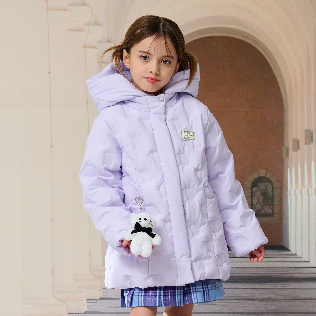 花*花様 新品タグ付き　ANNA SUI mini 中綿ネコブルゾン　紺115-