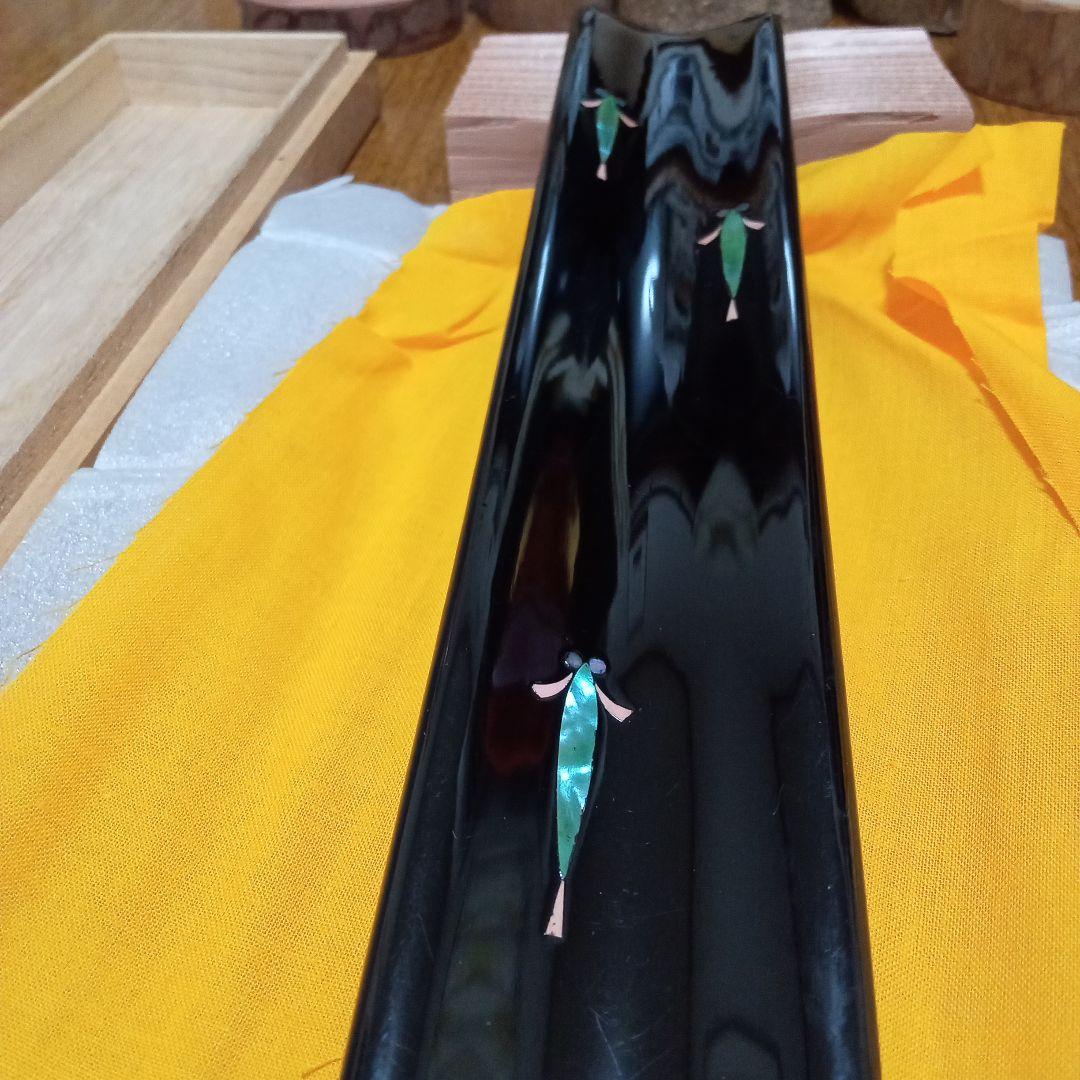 ☆新品 未使用☆金胎漆器 鋳金 筆皿文鎮 現代工芸作家 表 勝一 ヴィンテージ