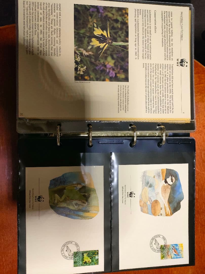 WWF 切手アルバム