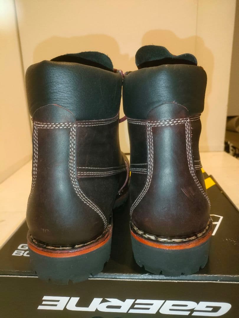 新品　ガエルネブーツ No.145 ワインレッド 28cm