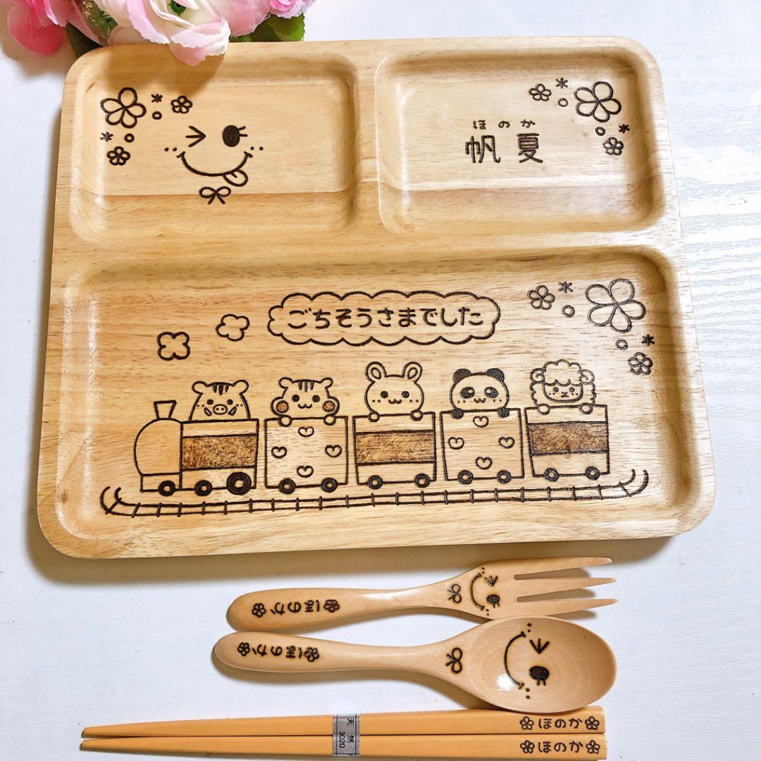 確認♡画像5枚♡四角仕切り(大)♡スプーンフォーク♡お箸♡オーダー受け付け