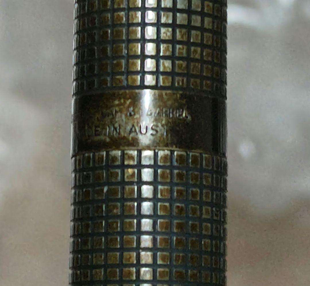 パーカー　シルバー万年筆ボールペンセット　AUST製