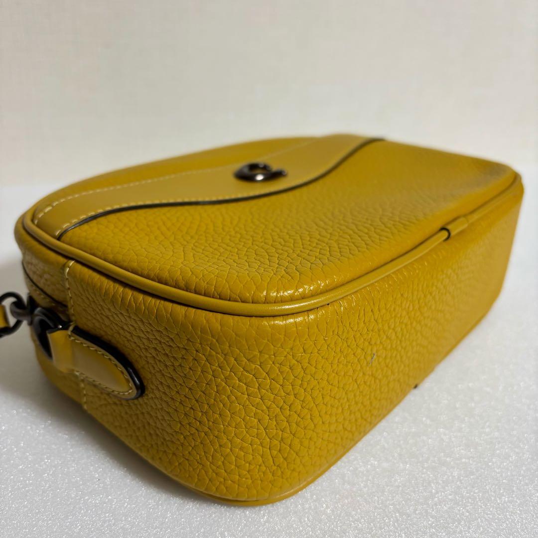 COACH コーチ カメラバッグ イエロー 新品同様 ショルダーバッグ