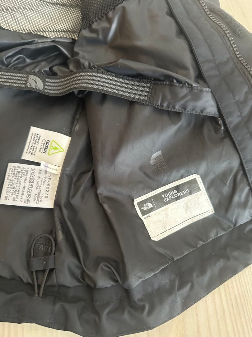 ノースフェイスキッズ　スクープジャケットNPJ62275 美品150黒