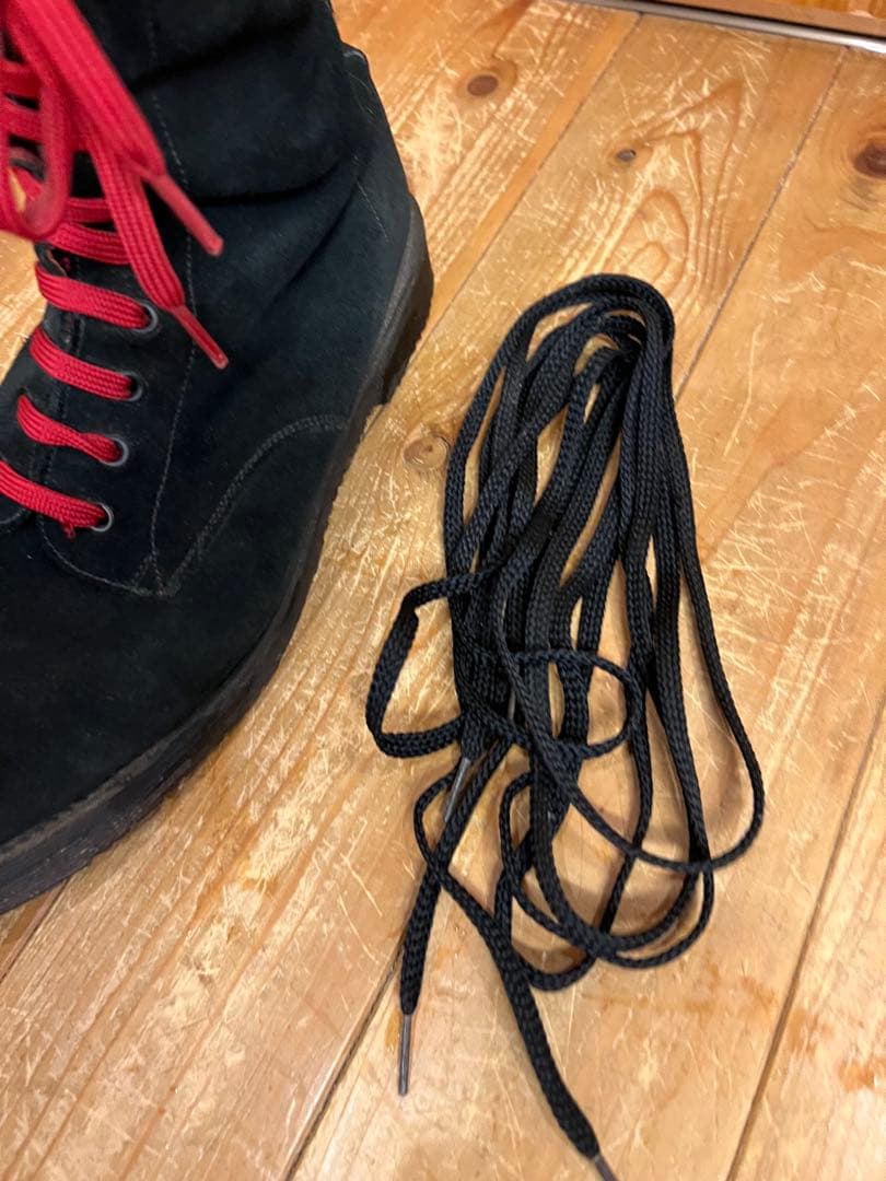 1％13 INSIDE ZIP UP BOOTS UK10 イングランド製