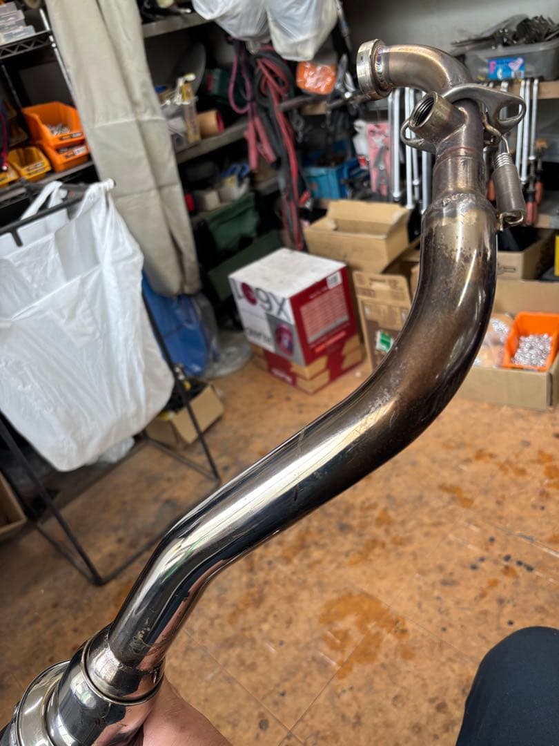 シグナスx ウインドジャマーズ、カーボンマフラー