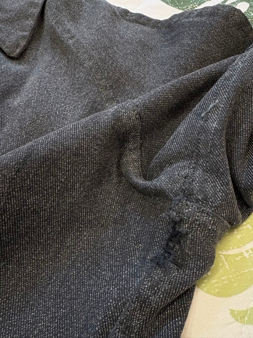 60s ブラックシャンブレー　コーチジャケット