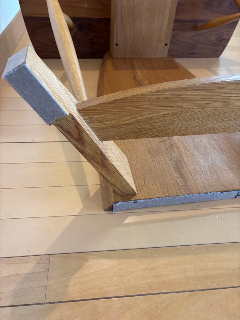 木製コンソールテーブル