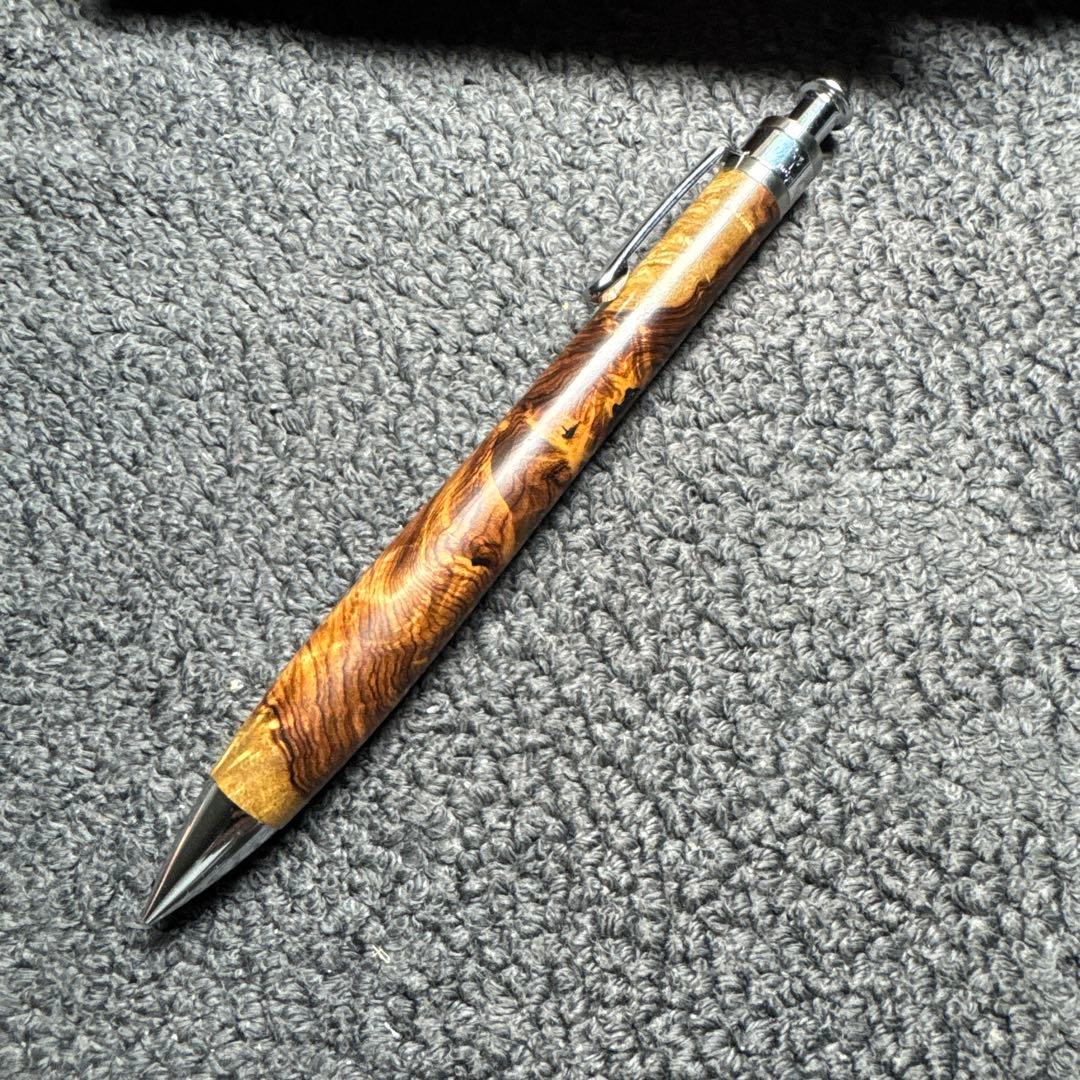 工房楔 純正希少ホンジュラスローズウッドこぶ シャープペンシル 本体