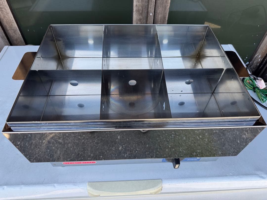 タイジ電気式おでん鍋T-6 【美品】専用箱・取説　お祭り・縁日・バーベキューに！