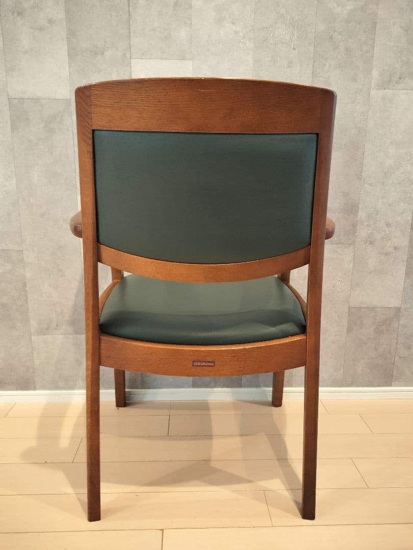 飛騨家具 シラカワ shirakawa アーム付きダイニングチェア 椅子