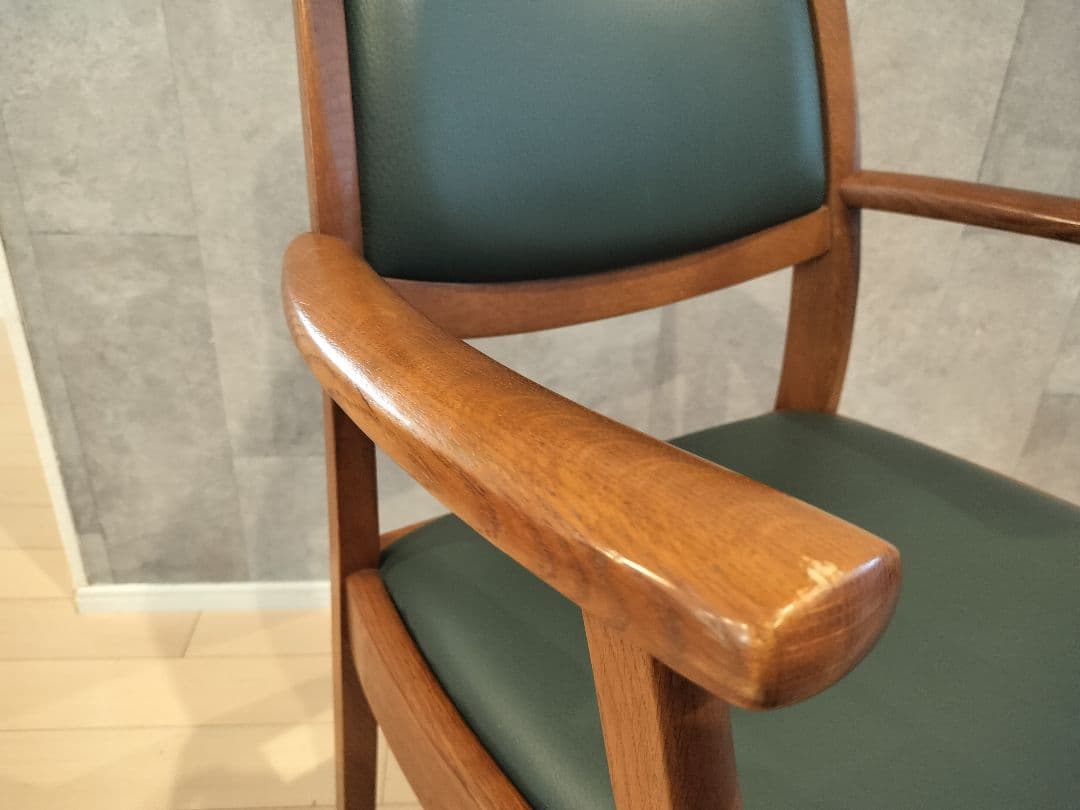 飛騨家具 シラカワ shirakawa アーム付きダイニングチェア 椅子