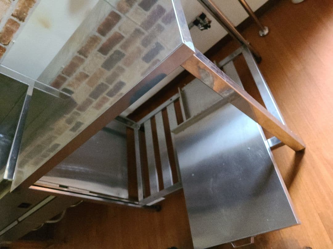 ☆☆アズマ　ステンレス作業台　厨房テーブル　スライド炊飯器炊台☆☆