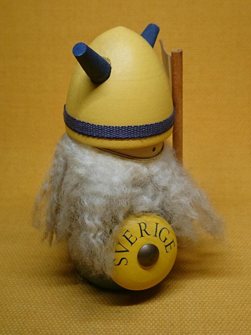 ビンテージ　人形　バイキング　北欧　置物　インテリア　工芸品　美術品　A1268