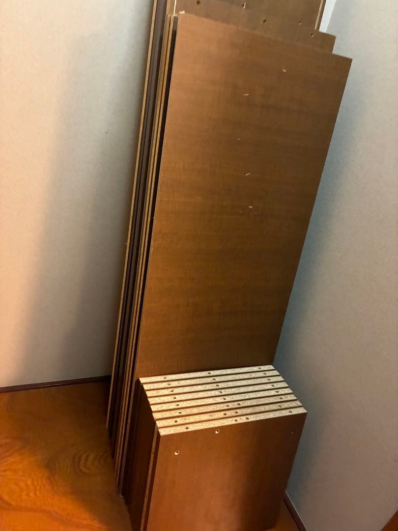 ブラウンオープンシェルフ 12個収納