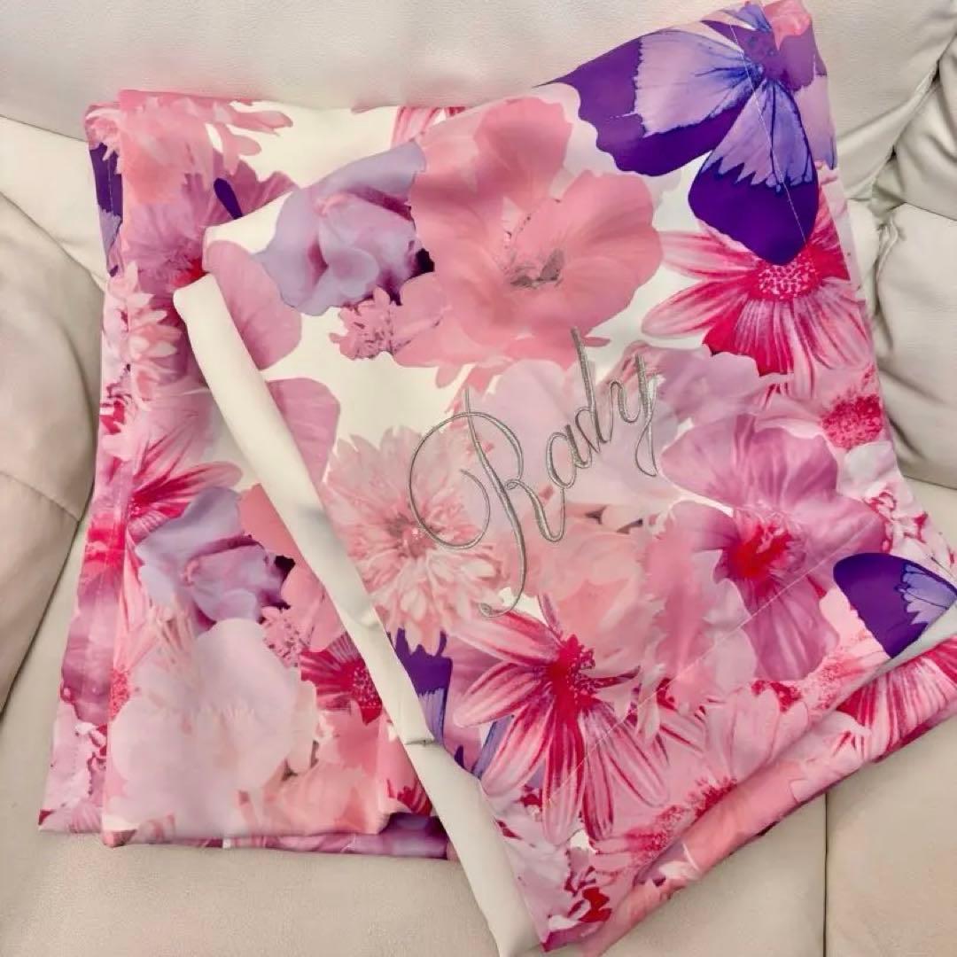 rady トロピカル　フラワー　カーテン　200 （タッセル付き）