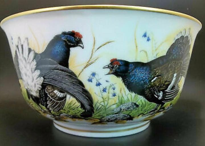 レアもの　Basil Edeサイン入英フランクリンポーセリン1981年作