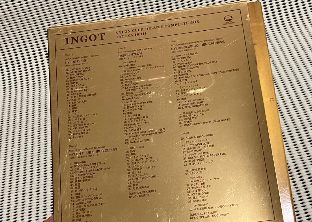 石井竜也　INGOT　NYLON CLUB DELUXE COMPLETE
