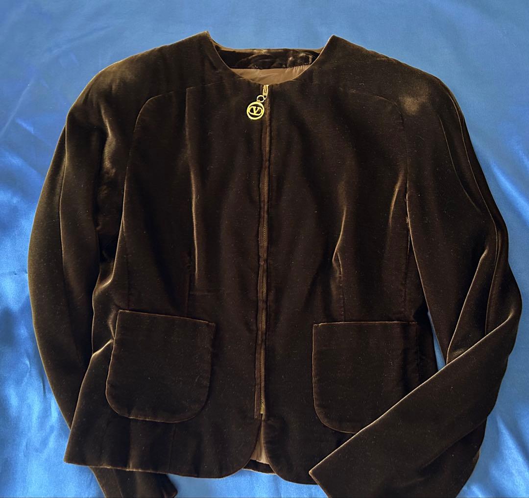 ☆ヴァレンティノ☆ ビロードジャケット＆スパンコールジレ