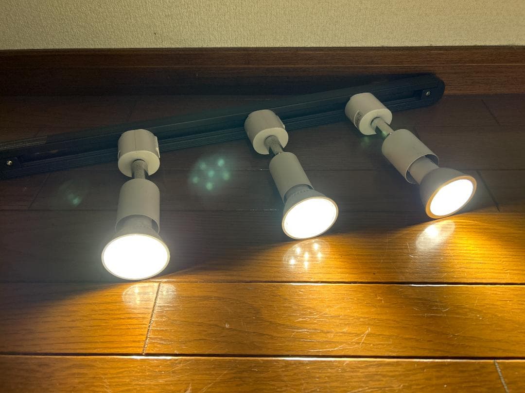 LED スポット ライト 10点セット 電球付き ダクト ライティング レール