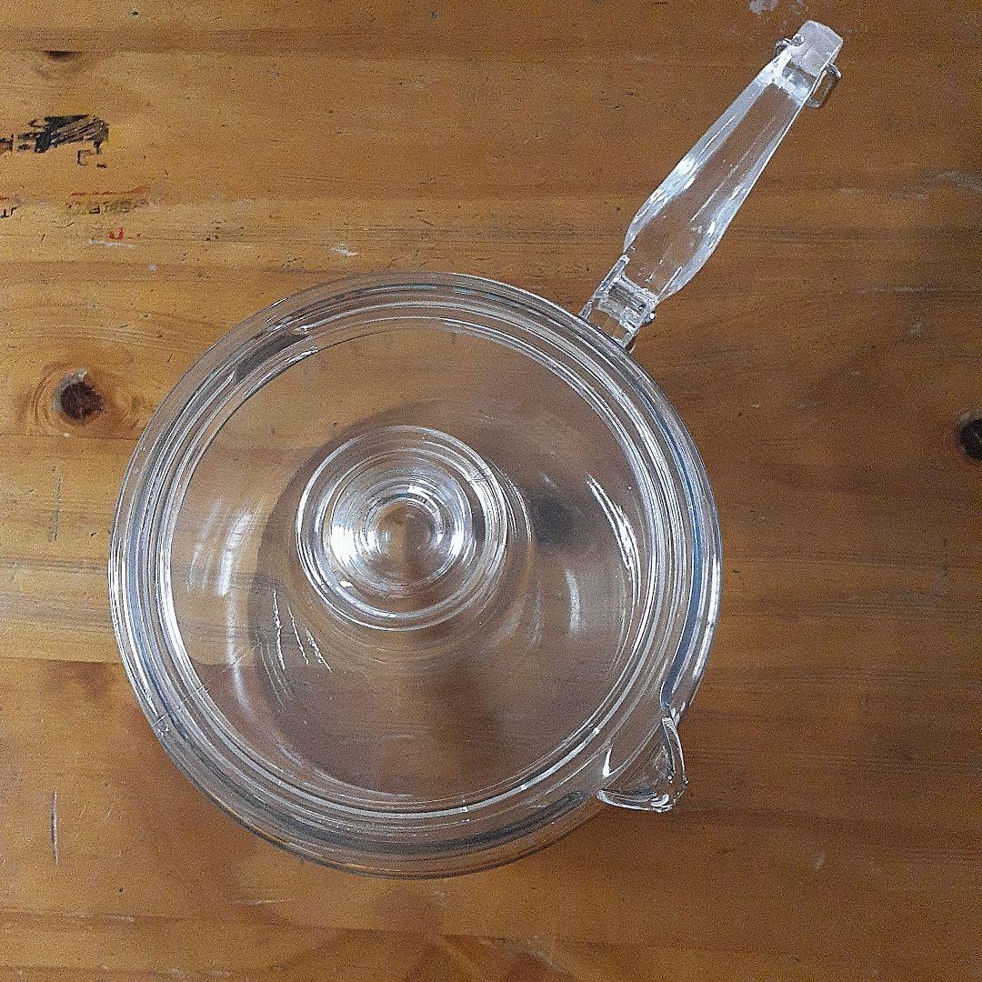 美品　ビンテージ　パイレックス　片手鍋大　L