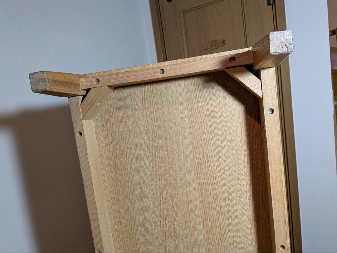 ■送料込■無印良品 MUJI オープンシェルフ 2×3 タモ 収納スタッキング棚