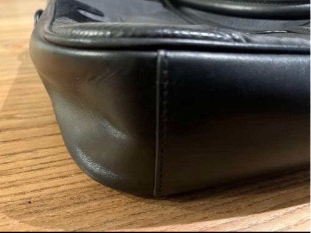 【COACH 】美品　ビジネスバッグ 2way 迷彩 レザー スエード 黒！